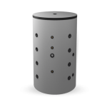 Буферен съд 750 л, една серпентина, неемайлиран