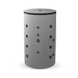 Буферен съд 750 л, една серпентина, неемайлиран