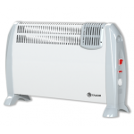 Подов конвектор с вентилатор 2kW - бял