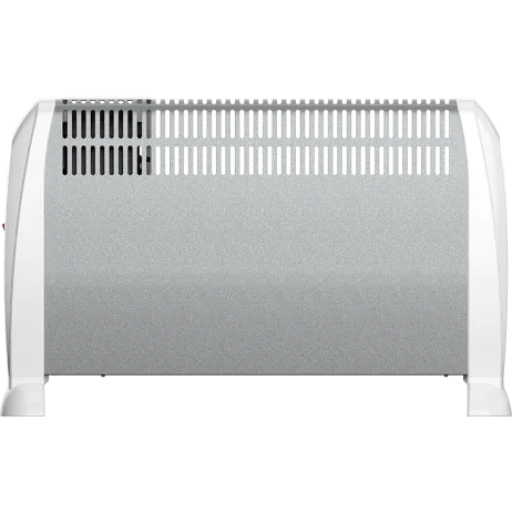 Подов конвектор с вентилатор 2kW - сребрист Подов конвектор с вентилатор 2kW - сребрист