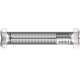 Подов конвектор с вентилатор 2kW - сребрист