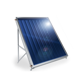 Слънчев колектор плосък, с алуминиев оребрен абсорбер, 1.5 кв.м