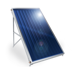 Слънчев колектор плосък, с алуминиев оребрен абсорбер, 2 кв. м