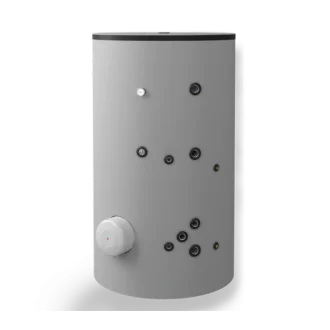 Бойлер стоящ 1500, една серпентина, неръждаем