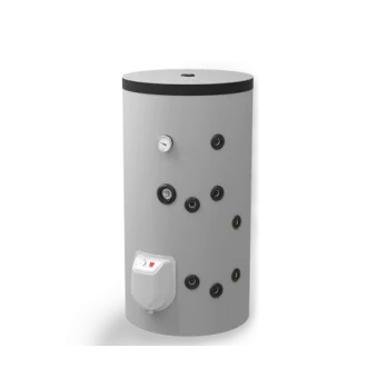 Бойлер стоящ 150 л, една серпентина, неръждаем