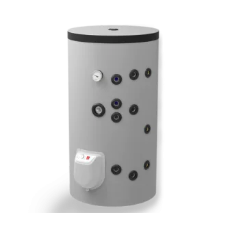 Бойлер стоящ 150 л, две серпентини, неръждаем