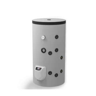 Бойлер стоящ 150 л, една серпентина, електронно управление, неръждаем