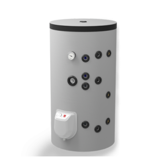 Бойлер стоящ 150 л, две серпентини, емайлиран Бойлер стоящ 150 л, две серпентини, емайлиран