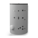 Бойлер стоящ 2000, две серпентини, неръждаем