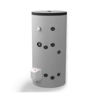 Бойлер стоящ 200 л, една серпентина, неръждаем