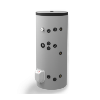 Бойлер стоящ 200 л, две серпентини, емайлиран Бойлер стоящ 200 л, две серпентини, емайлиран