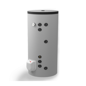 Бойлер стоящ 200 л, две паралелни серпентини, емайлиран Бойлер стоящ 200 л, две паралелни серпентини, емайлиран