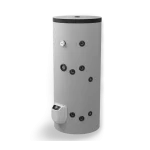 Бойлер стоящ 200 л, една серпентина, електронно управление, емайлиран