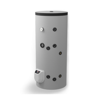 Бойлер стоящ 200 л, една серпентина, електронно управление, емайлиран Бойлер стоящ 200 л, една серпентина, електронно управление, емайлиран