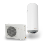 Термопомпен бойлер 120л., със соларна серпентина, неръждаем