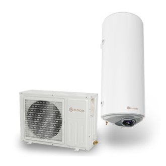 Термопомпен бойлер 120л., със соларна серпентина, неръждаем Термопомпен бойлер 120л., със соларна серпентина, неръждаем