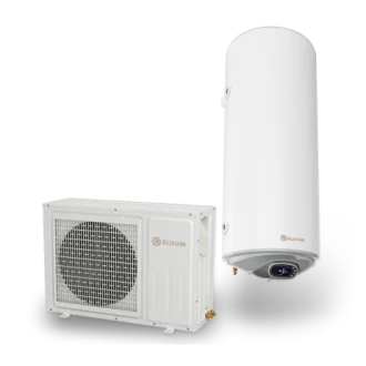 Термопомпен бойлер 120л., със соларна серпентина, неръждаем