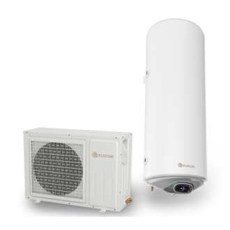 Термопомпен бойлер 150л., със соларна серпентина, неръждаем Термопомпен бойлер 150л., със соларна серпентина, неръждаем