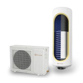 Термопомпен бойлер 150л., със соларна серпентина, емайлиран