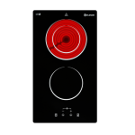 Стъклокерамичен готварски плот с разширяема нагревна зона