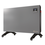 Подов конвектор с дистанционно Wi-Fi управление ELDOM Galant в сребрист цвят, 2 kW