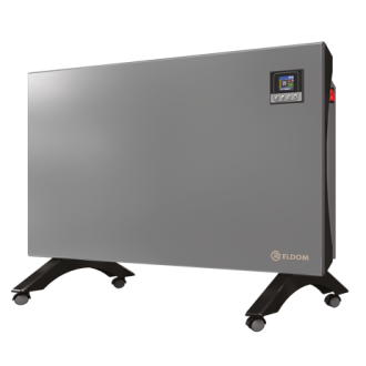 Подов конвектор с дистанционно Wi-Fi управление ELDOM Galant в сребрист цвят, 2 kW Подов конвектор с дистанционно Wi-Fi управление ELDOM Galant в сребрист цвят, 2 kW