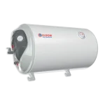 Бойлер ЕЛДОМ 50, 2 kW, хоризонтален, емайлиран, изводи отляво