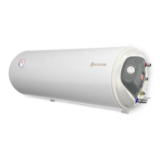 Комбиниран бойлер 80l, дясна серпентина, хоризонтален, емайлиран