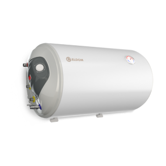 Комбиниран бойлер 80 l, с лява серпентина, хоризонтален, емайлиран, голям диаметър