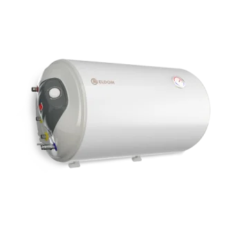 Комбиниран бойлер 80 l, с лява серпентина, хоризонтален, емайлиран, голям диаметър