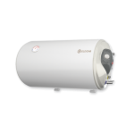 Комбиниран бойлер 80 l, с дясна серпентина, хоризонтален, емайлиран, голям диаметър