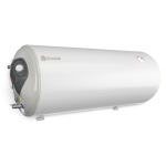 Комбиниран бойлер 120 л, с лява серпентина, хоризонтален, емайлиран