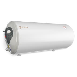 Комбиниран бойлер 120 л, с лява серпентина, хоризонтален, емайлиран