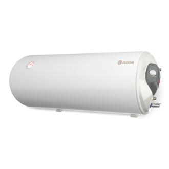 Комбиниран бойлер 120 л, с дясна серпентина, хоризонтален, емайлиран