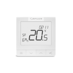 Кабелен термостат за вграждане WQ610RF за отоплителни устройства