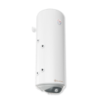 Комбиниран бойлер 80 л, с лява серпентина, неръждаем, малък диаметър