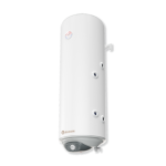 Комбиниран бойлер 80 л, с дясна серпентина, неръждаем, малък диаметър