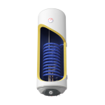 Комбиниран бойлер 80 л, с дясна серпентина, емайлиран, малък диаметър