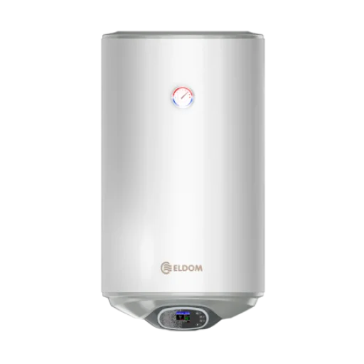 Бойлер ЕЛДОМ 80, 3 kW с интелигентно Wi-Fi електронно управление, емайлиран,голям диаметър - WV08046EW