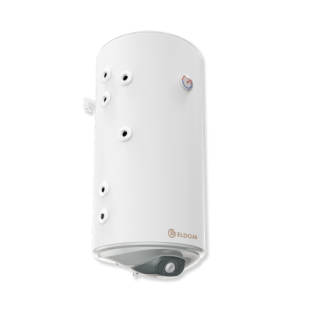 Комбиниран бойлер 100 л, с две леви серпентини, неръждаем