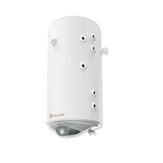 Комбиниран бойлер 100 л, с две десни серпентини, емайлиран