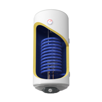 Комбиниран бойлер 100 л, с дясна серпентина, емайлиран