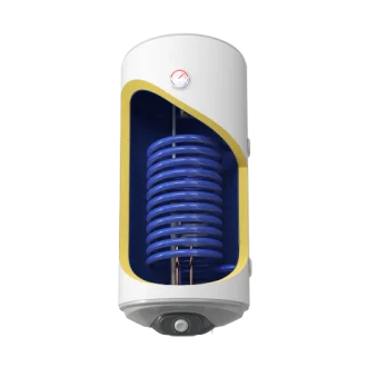 Комбиниран бойлер 100 л, с дясна серпентина, емайлиран