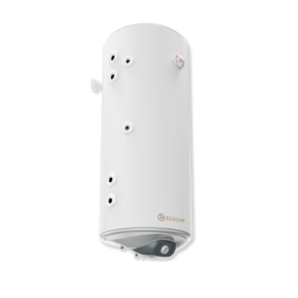 Комбиниран бойлер 120 л, с две паралелни серпентини леви, неръждаем