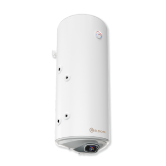 Комбиниран бойлер 120 л, с лява серпентина, емайлиран, електронно управление