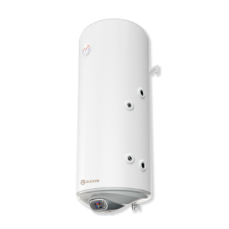 Комбиниран бойлер 120 л, с дясна серпентина, емайлиран, електронно управление