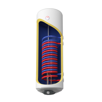 Комбиниран бойлер 150 л, с паралелни серпентини десни, емайлиран