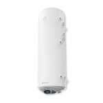 Комбиниран бойлер 150 л, с електронно управление, две серпентини десни, емайлиран