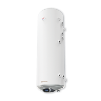 Комбиниран бойлер 150 л, с електронно управление, две серпентини десни, емайлиран