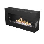 Биокамина Blues 800 х 400 BOX дясна + стъкла, ъглова